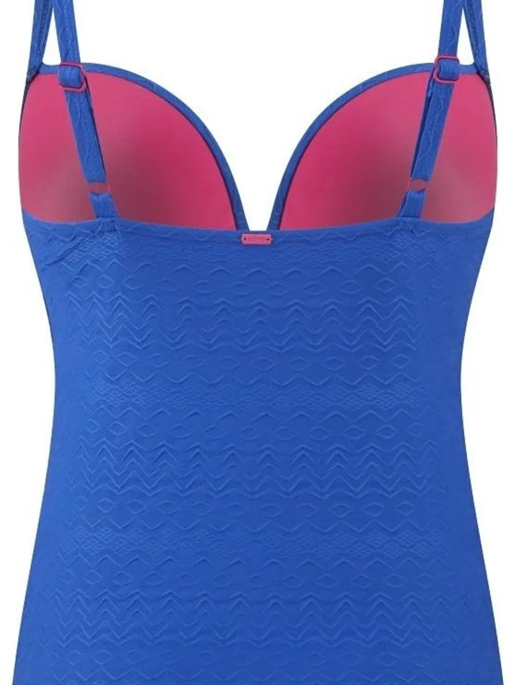 CLEO Matilda CW0081 Cobalt Moulded Plunge Tankini Sz 32DDDD/G